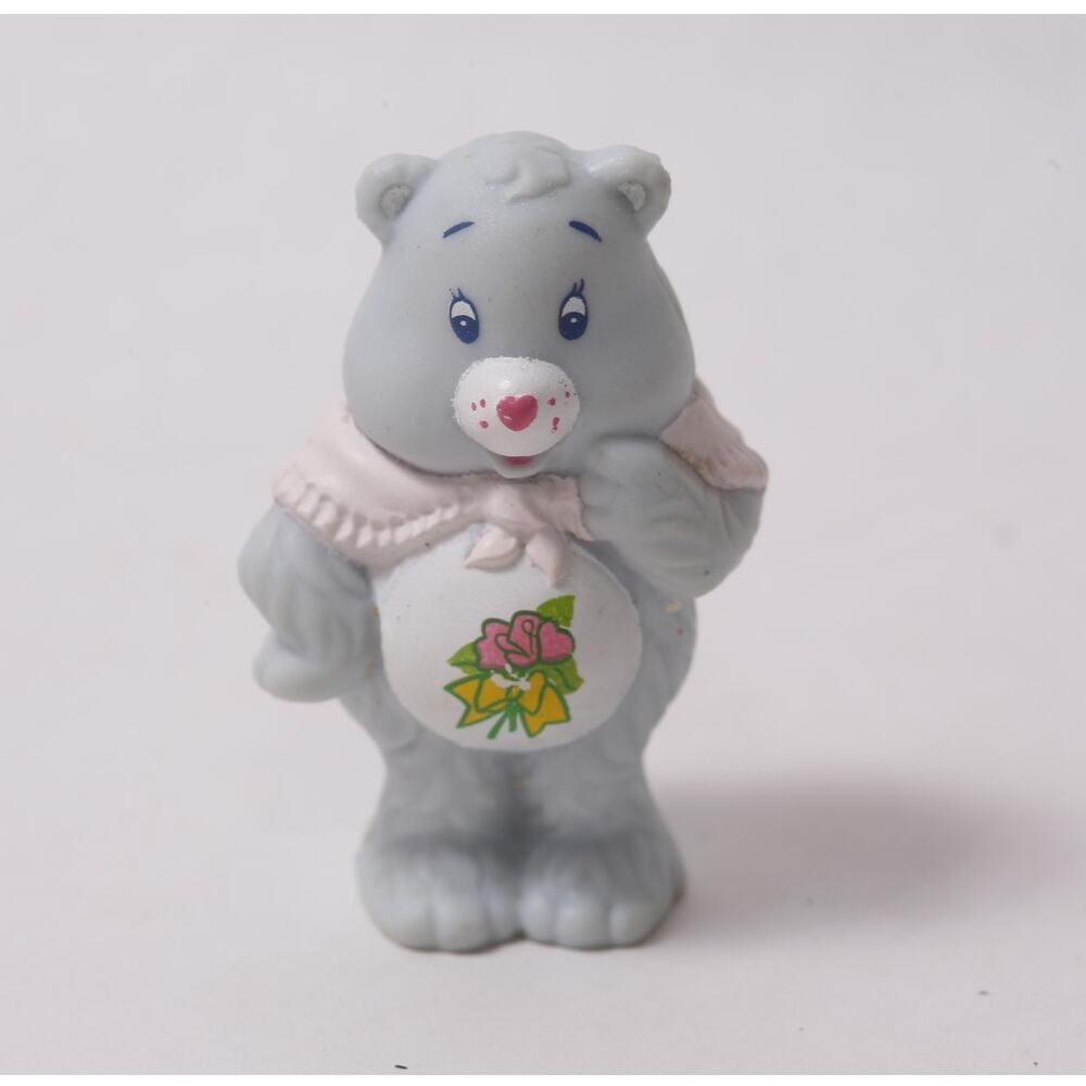 1980s Care Bears Grams Bear in a Pink Shawl Toy Figurine ~ 260817-WH 1003